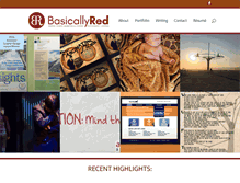 Tablet Screenshot of basicallyred.com